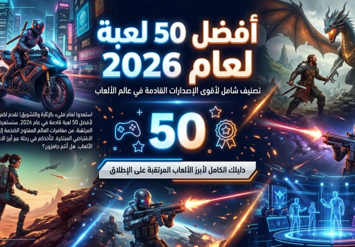 أقوى 50 لعبة أندرويد لعام 2026