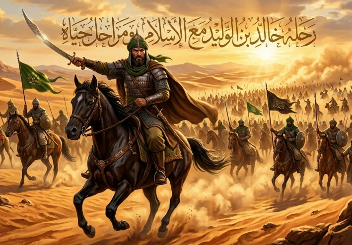 رحلة حياة خالد بن الوليد