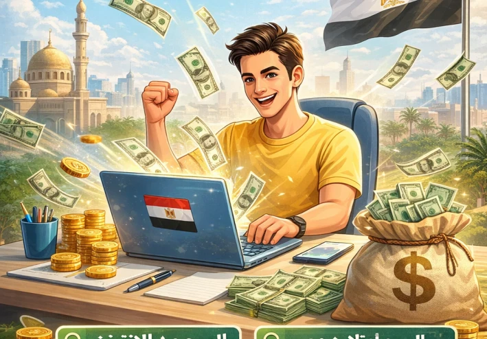 أفضل مواقع الربح من الإنترنت في مصر + خطة يومية لتحقيق أول 5 دولار