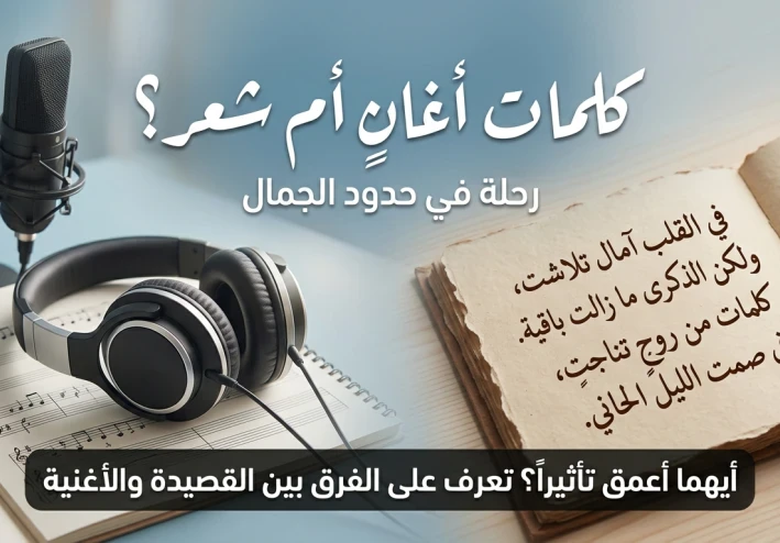 كلمات أغانٍ أم شعر؟ رحلة في حدود الجمال