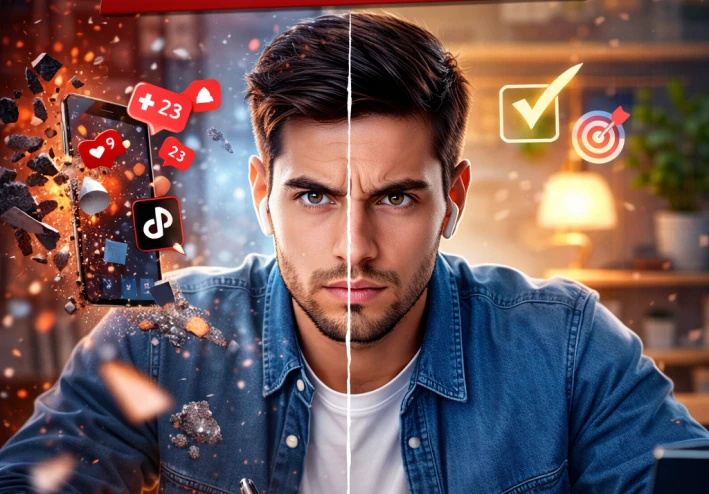 ازاي تركز 100% وتبطل تشتت نهائيًا (خطوات بسيطة هتغيّر حياتك)