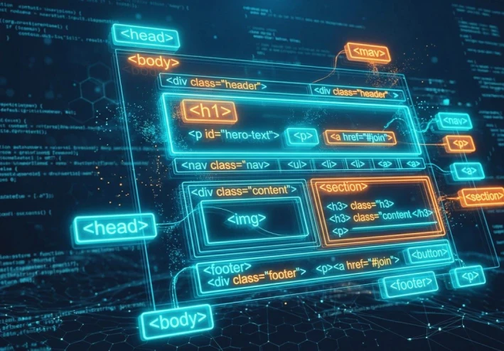 وسوم HTML (Tags): اللبنات الأساسية والشفرات السرية لبناء عوالم الويب