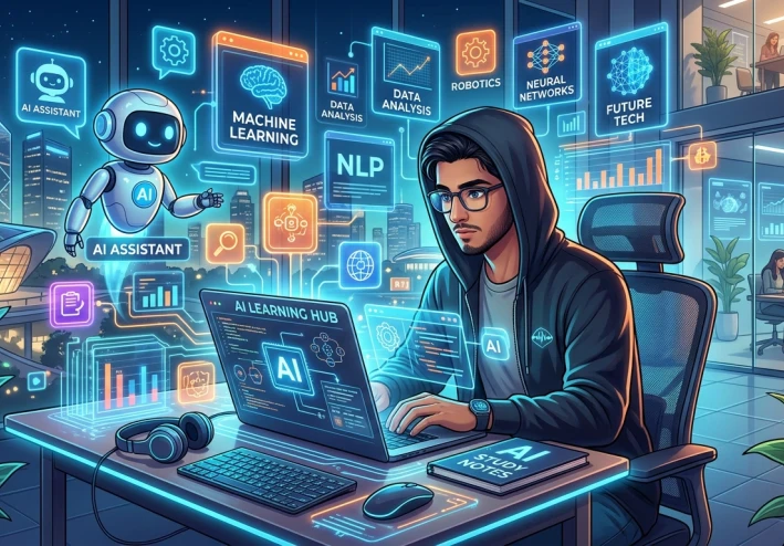 أفضل أدوات الذكاء الاصطناعي لطلاب الجامعات في 2026: دليل شامل لزيادة الإنتاجية والتفوق الأكاديمي.