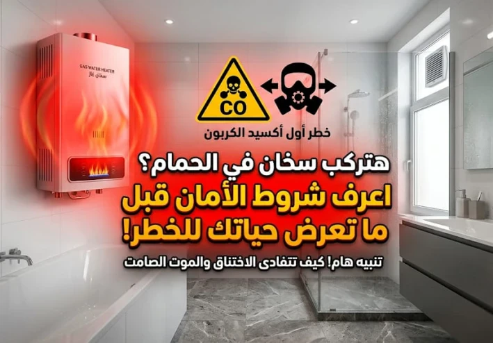 “هتركب سخان في الحمام؟ اعرف شروط الأمان قبل ما تعرض حياتك للخطر!”