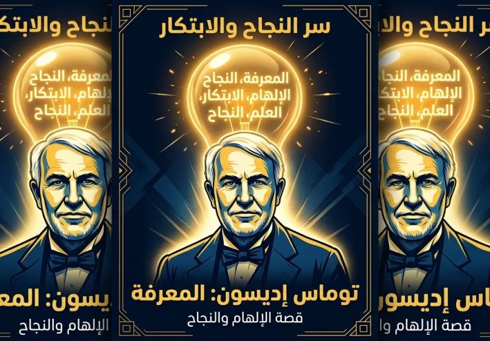 "إرادة من نور: كيف يحوّل توماس إديسون عثرات إلى ضياء للبشرية؟"