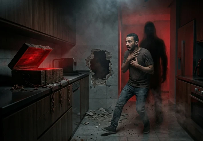 خلف جدار المطبخ: لعنة الصندوق الخشبي المسكون