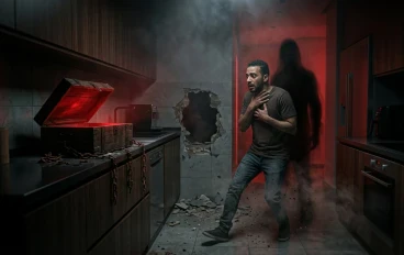 خلف جدار المطبخ: لعنة الصندوق الخشبي المسكون