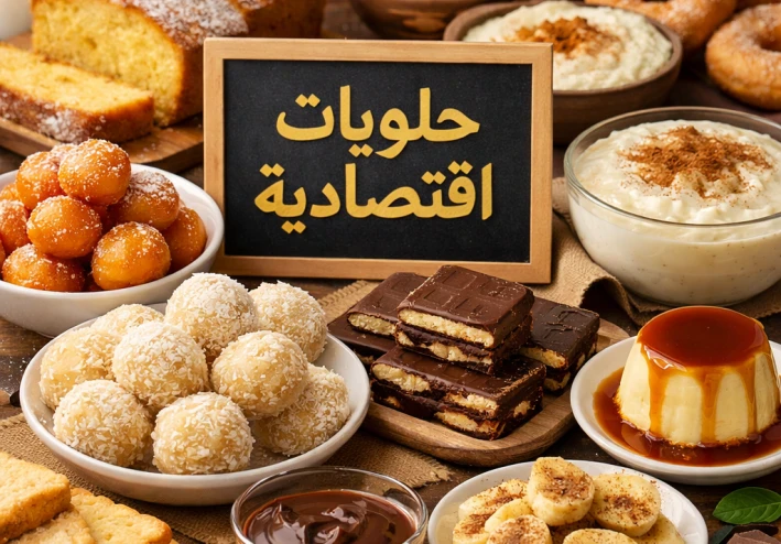 حلويات اقتصادية: وصفات لذيذة بتكلفة بسيطة تناسب كل بيت