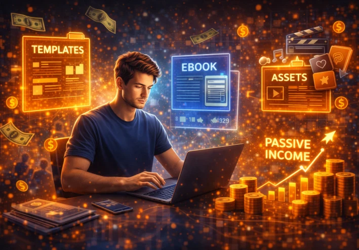 الأقتصاد الصامت : كيف تبيع أصولك الرقمية مرة واحدة وتجني أرباحاً للأبد ؟