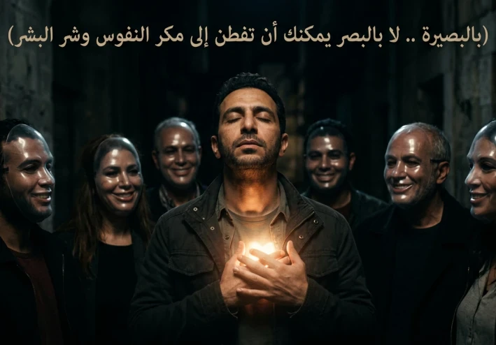 بالبصيرة .. لا بالبصر يمكنك أن تفطن إلى مكر النفوس وشر البشر