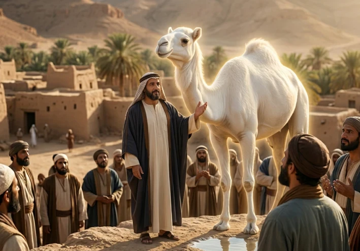 "صالح عليه السلام: قصة نبي الفجيع والناقة المعجزة وعبرة زوال حضارة ثمود بفعل الطغيان والعناد