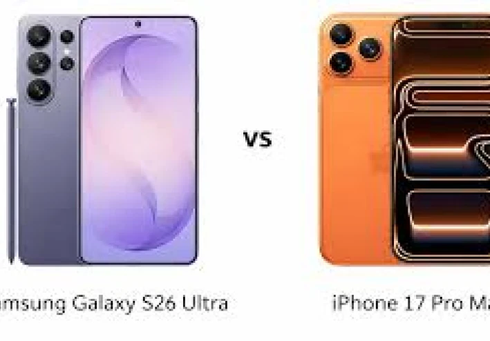 مقارنة Samsung Galaxy S26 Ultra vs iPhone 17 Pro Max (2026): أيهما الأفضل؟
