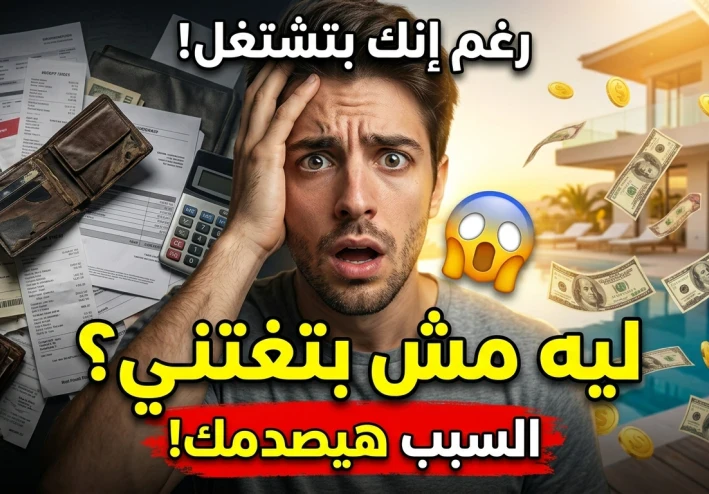 ليه انت فقير رغم إنك بتشتغل كويس؟ الحقيقة الصادمة اللي محدش بيقولها