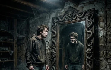 ​🪞 لعنة "المرايا العمياء": حينما يسرق الظل صاحبه 👤