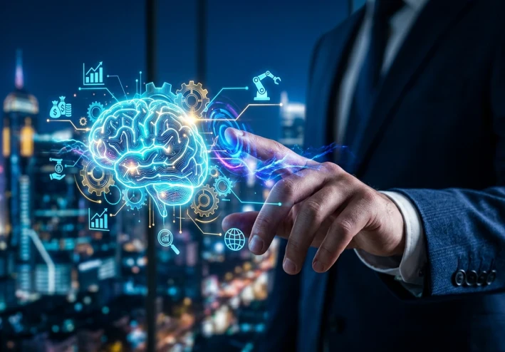 من الروتين 🔄 إلى الريادة 🏆: كيف يُعيد الثنائي المرح (الذكاء الاصطناعي 🤖 والأتمتة ⚡) تشكيل مستقبل الأعمال؟ 🌐