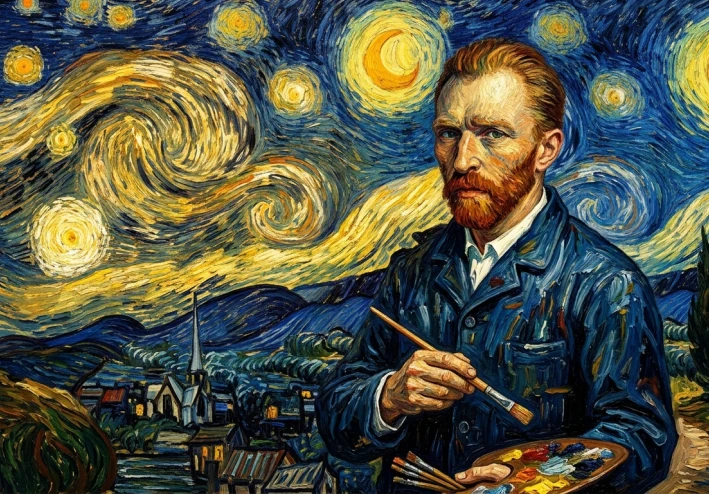 فنسنت فان جوخ: العبقري الذي رسم روحه على قماش اللوحات