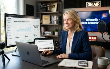  الربح من الفيديوهات من موقع Bikmedia