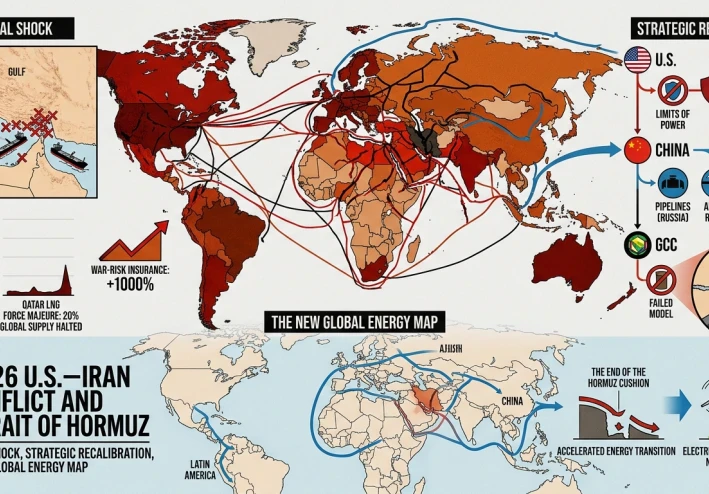 The 2026 U.S.–Iran Conflict and the Strait of Hormuz: Commercial Shock, Strategic Recalibration, and the New Global Energy Map