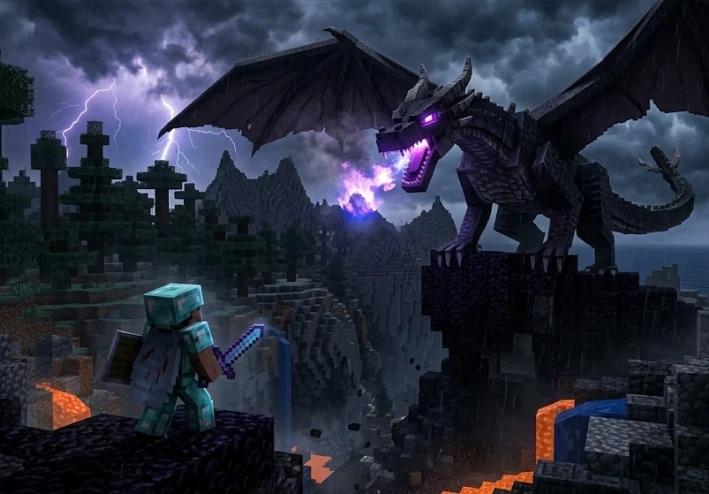 تجربة البقاء الأكثر صعوبة – مود RLCraft في Minecraft بيدروك