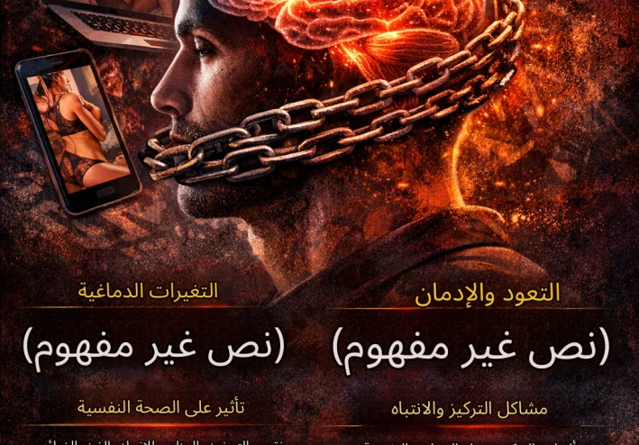 تأثير مشاهدة المواد الإباحية على الدماغ والصحة النفسية والسلوك والإدراك لدى الإنسان المعرفي