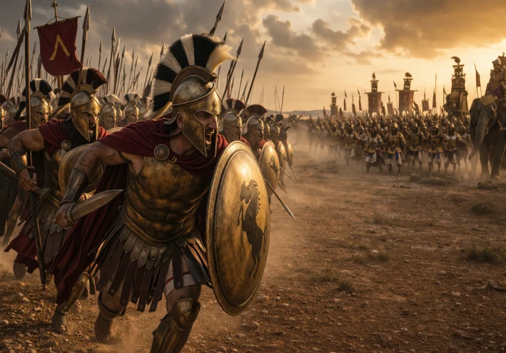 معركة ماراثون : كيف انتصر 10 آلاف جندي على جيش لا يُقهر