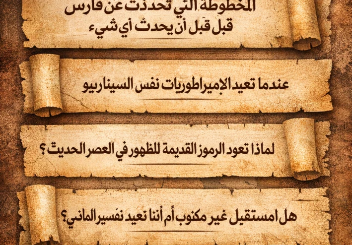 عندما تحدثت المخطوطات القديمة عن فارس… ،؟؟