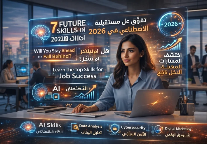 7 مهارات ستحدد مستقبلك في 2026 (هل ستبقى متقدمًا أم ستتأخر؟)