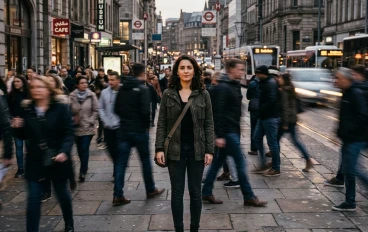 "حين أجد نفسي وسط الضجيج"