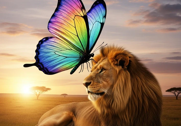 لماذا تحتاج الأنثى لرجل قوي؟ قصة الفراشة لولو والأسد عباس