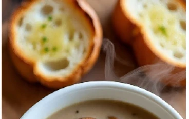 شوربة المشروم طبق كريمي دافئ بنكهة ترابية غنية، صحي ومشبع، يجمع بين البساطة والفخامة في وصفة أوروبية كلاسيكية.