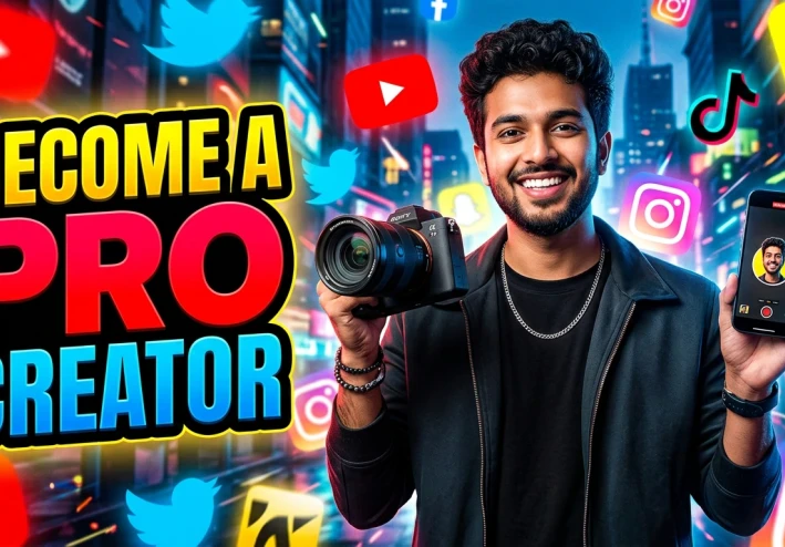 كيف تصبح صانع محتوى محترف وتحقق آلاف المشاهدات على يوتيوب والسوشيال ميديا (دليل شامل 2026)