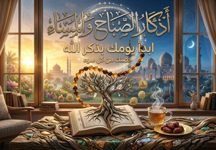 دليلك الكامل لأذكار الصباح والمساء وفضلها العظيم