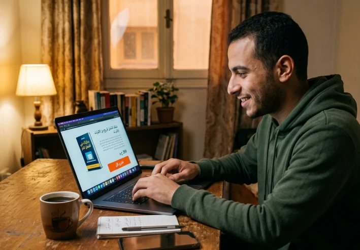 دليل عملي: تجربتي في بيع منتج رقمي بدون خبرة (خطوات تفصيلية من الفكرة لأول عملية بيع)