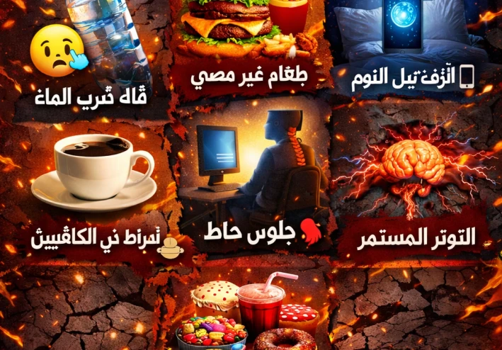 احذر من أن تدمر صحتك من خلال هذه العادات اليومية