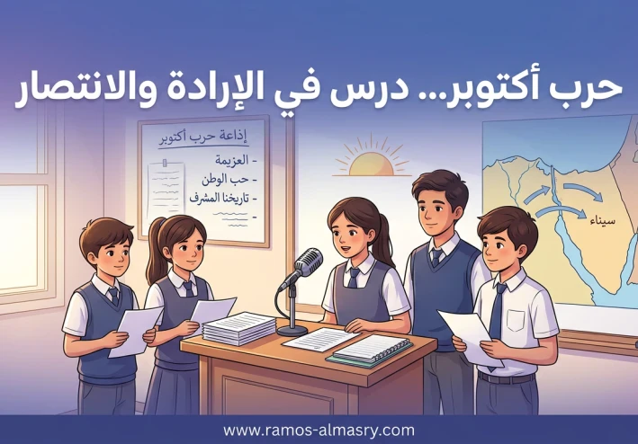إذاعة مدرسية عن حرب أكتوبر pdf – نص كامل جاهز للطباعة