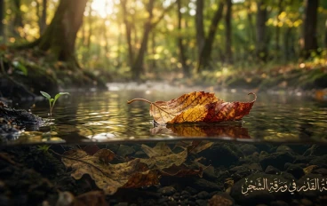 ​حكمة القدر في ورقة الشجر