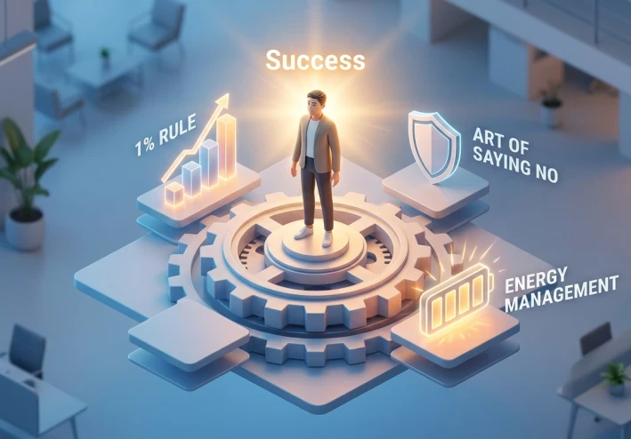 "شيفرة الإنجاز: 4 استراتيجيات ذكية للانتقال من التشتت إلى القمة"