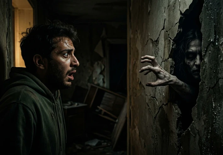 صرخات خلف الجدار