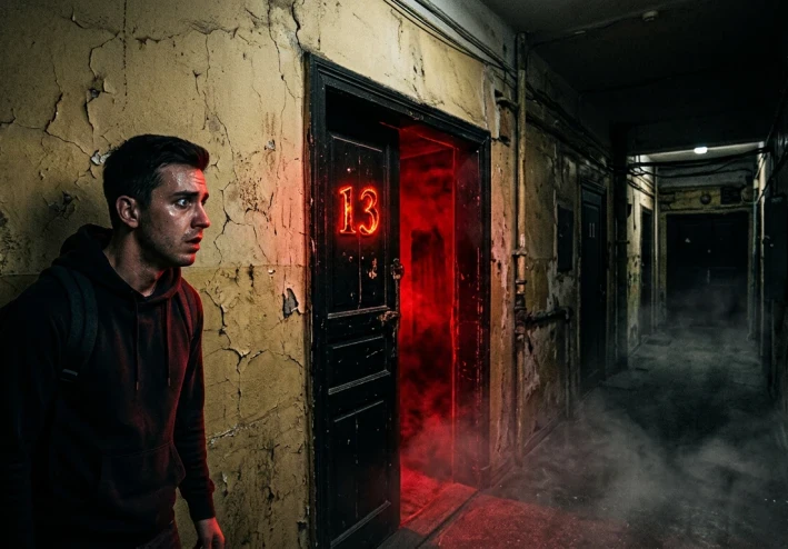 الرعب باب شقة رقم 13 – السر الذي لا يجب فتحه🎬😱☠️