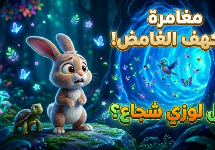 مغامرة الأرنب لوزي والكهف المضيء