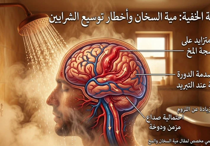 احذر "فخ" الدش السخن.. إزاي الروقان ممكن يدمر شرايين مخك؟