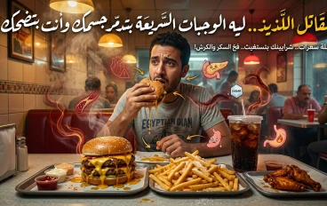  القاتل اللذيذ.. ليه الوجبات السريعة بتدمر جسمك وأنت بتضحك؟