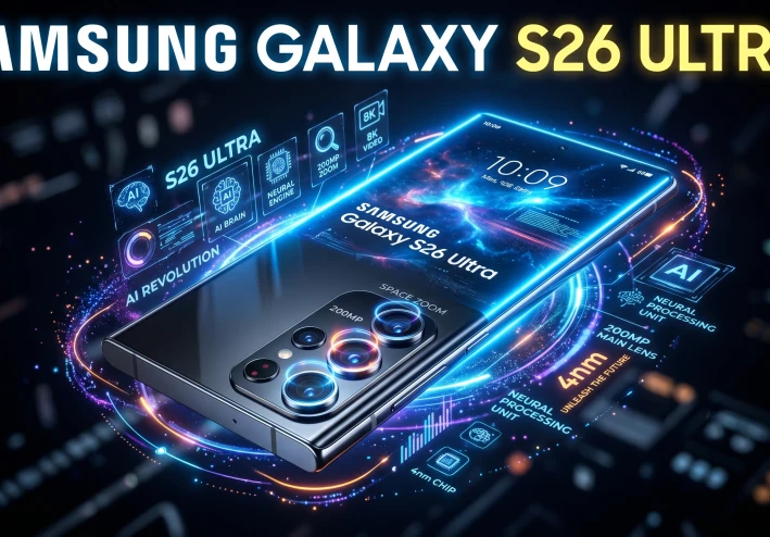 Samsung Galaxy S26 Ultra: أقوى هاتف ذكي في 2026 بتقنيات الذكاء الاصطناعي والكاميرا الاحترافية