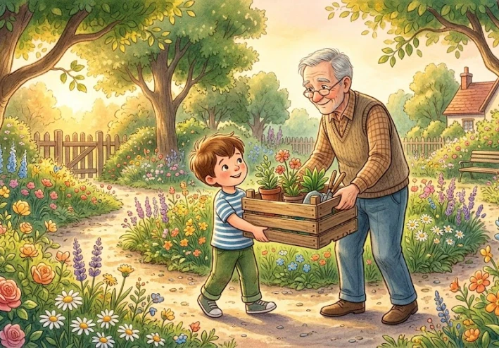 يدٌ صغيرة وقلبٌ كبير