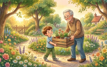 يدٌ صغيرة وقلبٌ كبير