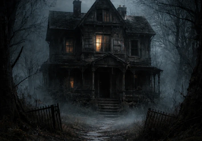 دخلت بيت مهجور  الساعه 3 الفجر والي شوفته هناك خلاني اندم