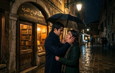 عندما التقينا تحت المطر 🌧👫💘