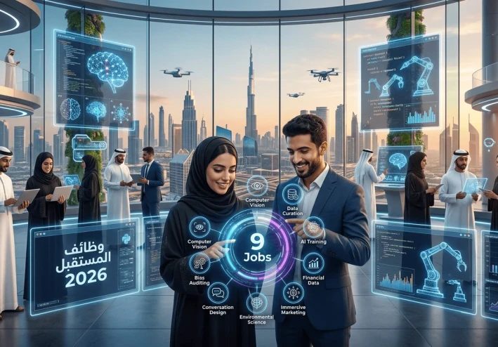 مجالات الذكاء الاصطناعي: 9 وظائف جديدة مربحة 2026