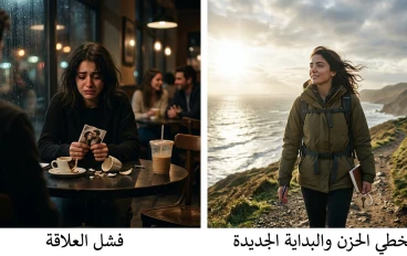 كيف تتخطى الحزن بعد الفراق وتبدأ من جديد؟