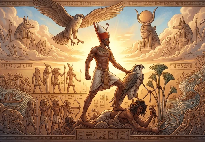 "من الانقسام إلى الوحدة: قصة نارمر وبداية الحضارة المصرية"